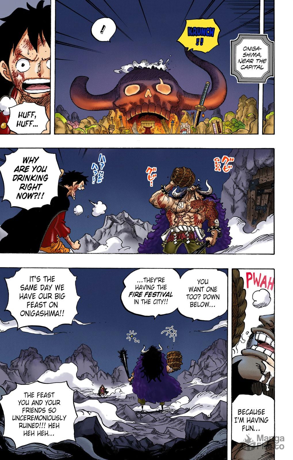 One Piece Digital Colored Chapter 1037 image 03